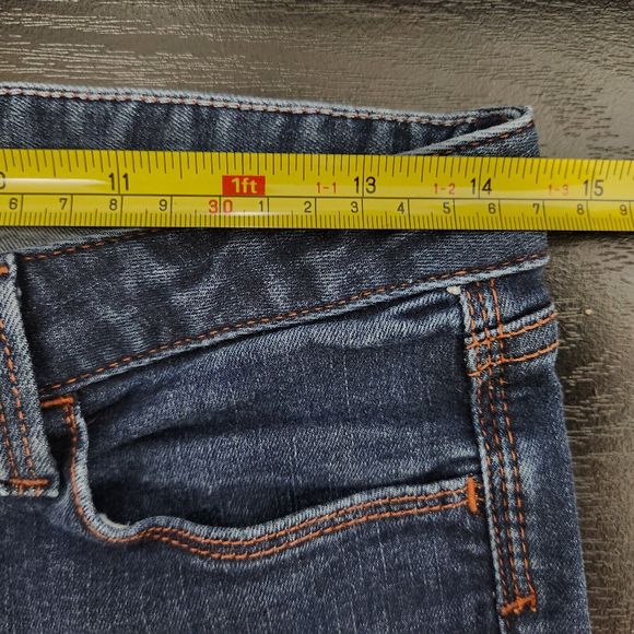 BANANA REPUBLIC Women's Blue Denim Skinny Jeans Mid Rise Size 27x31 - Picture 7 of 9